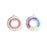 30mm Gold-Plated Stainless Steel Beadable Ring Pendant