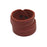Dark Rust Shredded Leather Cuff