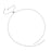 Silver Plated Adjustable Wheat Chain Necklace Sliding Clasp