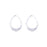 38x29mm Pearl Acetate Teardrop with Cutout Pendant (1 Pair)