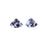 21x29mm Black and White Acetate Fan Charm/Pendant (1 Pair)