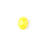 4mm Opaque Yellow Rondelle Crystal Beads