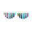 37x18mm Peacock Stripe Acetate Half Circle Pendant/Connector (1 Pair)