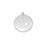 18mm Stainless Steel Round Stars Charm