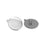 18mm Stainless Steel Round Solar Burst Charm or Button