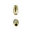 Gold Plated Cord End for 2mm Round Cords