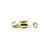 Gold Plated Hook Clasp for 4mm Round Leather