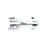 Antique Silver Arrow Clasp for 5mm Flat Leather