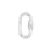 30mm Silver Plated Jewelry Carabiner with Lock Clasp or Pendant