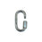 30mm Gunmetal Jewelry Carabiner with Lock Clasp or Pendant