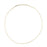 18-Inch Gold Plated Snake Chain Necklace with Tube Clasp