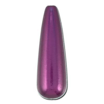 30mm Tear Drop Purple Miracle Bead (5 Pieces)