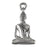 26mm Antique Pewter Buddha Charm