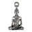 26mm Antique Pewter Buddha Charm