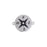 26mm Rhodium Plated East-West Connector