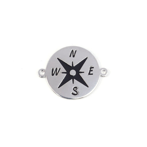 26mm Rhodium Plated East-West Connector