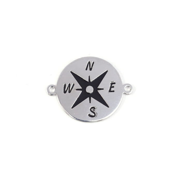 26mm Rhodium Plated East-West Connector