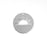 25mm Rhodium Plated Art Deco Horizon Sunset Charm/Pendant