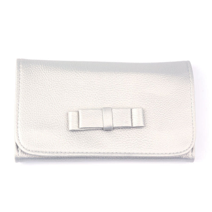 Make-Up Brush 5 Piece Set with Silver Case