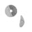 12mm Silver Plated Wavy Disc Bali Style Bead (5 Pieces)