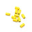 6mm Yellow Enamel Tube Bead (10 Pieces)
