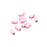 6mm Light Pink Enamel Tube Bead (10 Pieces)
