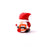 21x15mm Ho-Ho-Ho Santa Gnome Lampwork Bead