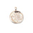 17mm Moon and Stars Gold Plated Brass Charm/Pendant