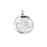 17mm Moon and Stars Silver Plated Brass Charm/Pendant