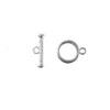 12mm Antique Silver Toggle Clasp