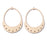 56x42mm Grande Open Arched Oval Component from the Deco Collection - Gold Plated (1 Pair)