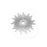 20mm Stainless Steel Round Burst Ring