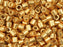 Miyuki 8/0 Galvanized Bright Gold Delica Seed Beads 2.5-Inch Tube