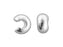 Sterling Silver 3.2mm Crimp Cover (10 Pieces)