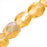 Czech Fire Polished Glass Beads 3mm Round Topaz AB (50 pcs)