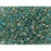 Matubo SuperDuo 2 x 5mm Aquamarine Silver Picasso 2-Hole Seed Bead 2.5-Inch Tube