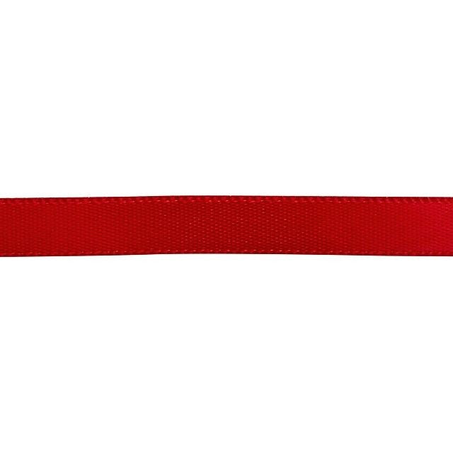 Satin Ribbon, 1/4 Inch Wide, Red (By the Foot)