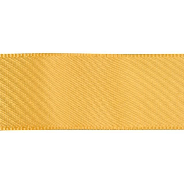 Satin Ribbon, 7/8 Inch Wide, Gold (By the Foot)
