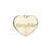 Charm, Heart with Message "Daughter" 19.5x23mm, Gold Plated (1 Piece)