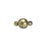 6mm Antique Brass-Plated Round Magnetic Clasp