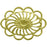 Brass Filigree, Oval (12 Pieces)
