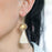 Jewelry Kit, Liotrivi Reversible Earring Set, Gold and Cream from Lisa's Bead Designs - Limited Edition