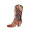 Pendant, Cowboy Boot 52x35mm, Enameled Brass Autumn Orange, by Gardanne Beads (1 Piece)