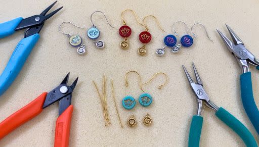 How to Make the Lovely Lotus Earring Kit