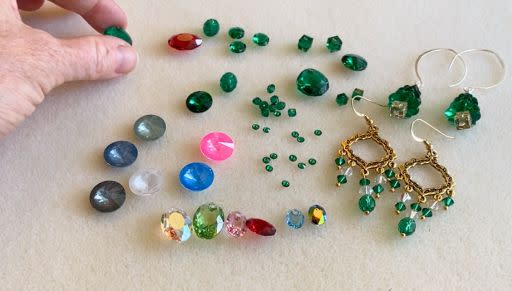 Show & Tell: New PRESTIGE Crystal Majestic Green Color, Oval Elliptic Cut Pendants, & More