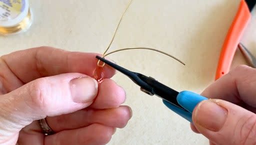 How to Make a Loop on Top of a Side Drilled Bead