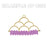 Cymbal Bead Endings for 11/0 Delica & Round Beads, Skaloti IV, 19x33.5mm, 24k Gold Plated (2 Pieces)