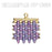 Cymbal Bead Endings for SuperDuo Beads, Rozos V, 8x19.5mm, Antiqued Silver Plated (2 Pieces)