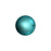 PRESTIGE Crystal, #5810 Round Pearl 10mm, Crystal Iridescent Dark Turquoise, (1 Piece)