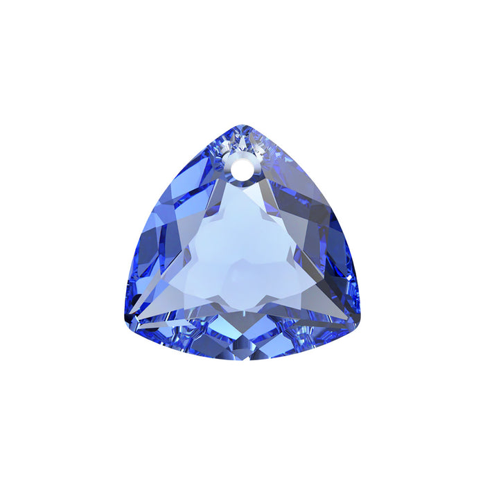 PRESTIGE Crystal, #6434 Swarovski Trilliant Cut Pendant 8mm, Sapphire, (1 Piece)